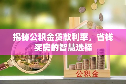 麟洛揭秘公积金贷款利率，省钱买房的智慧选择